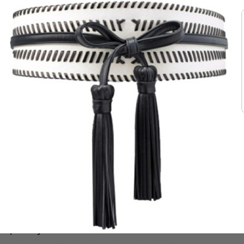 WHBM Whipstitch Obi Belt